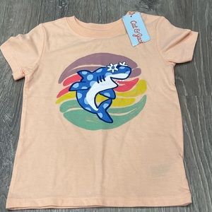 New Cat & Jack Shirt Shark Baby Girls 2T J27